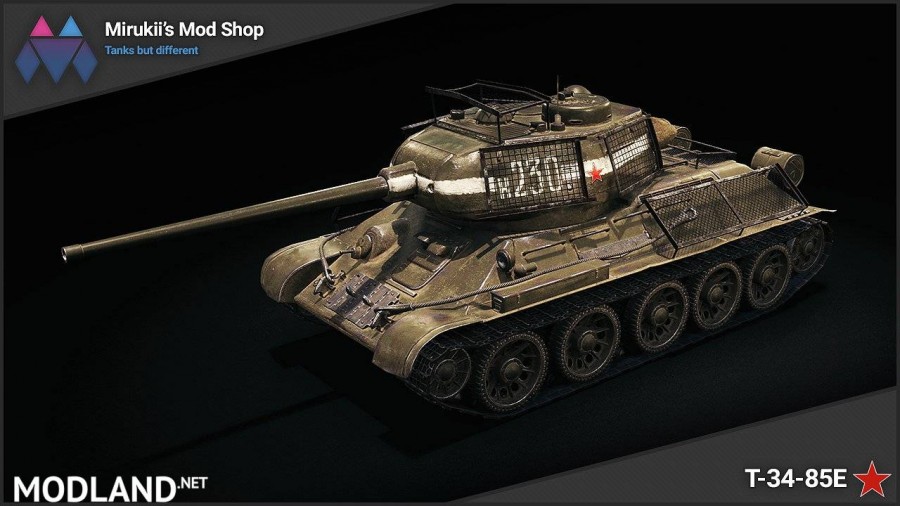 Mirukii's T-34-85E Remodel (Rudy Replacement) 1.5.1.0-0 [1.5.1.0]